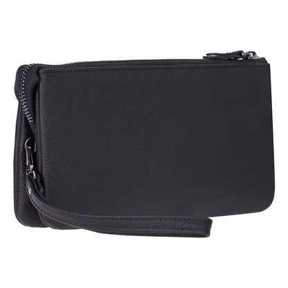Maesta Leather Clutch Bag