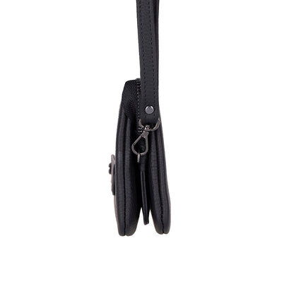 Maesta Leather Clutch Bag