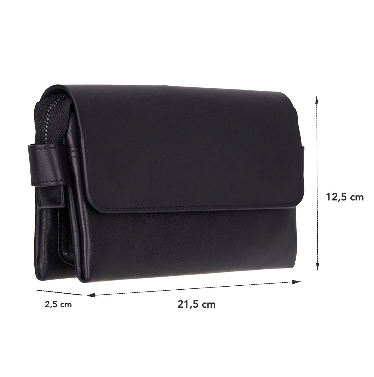 Ponny Leather Clutch Bag