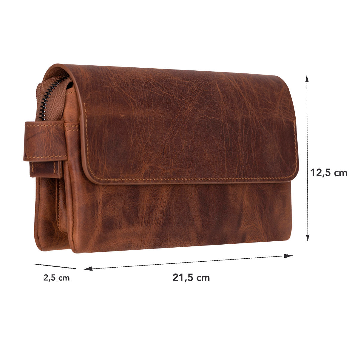 Ponny Leather Clutch Bag