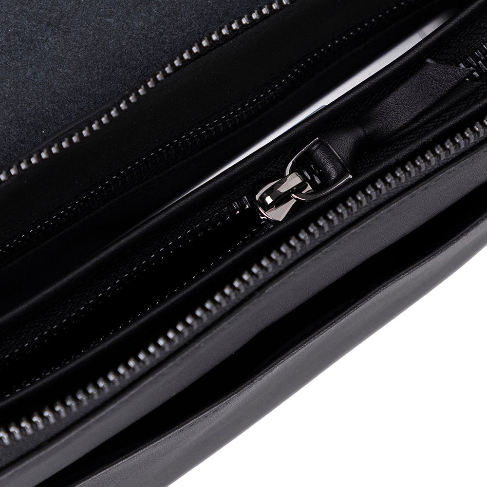 Ponny Leather Clutch Bag