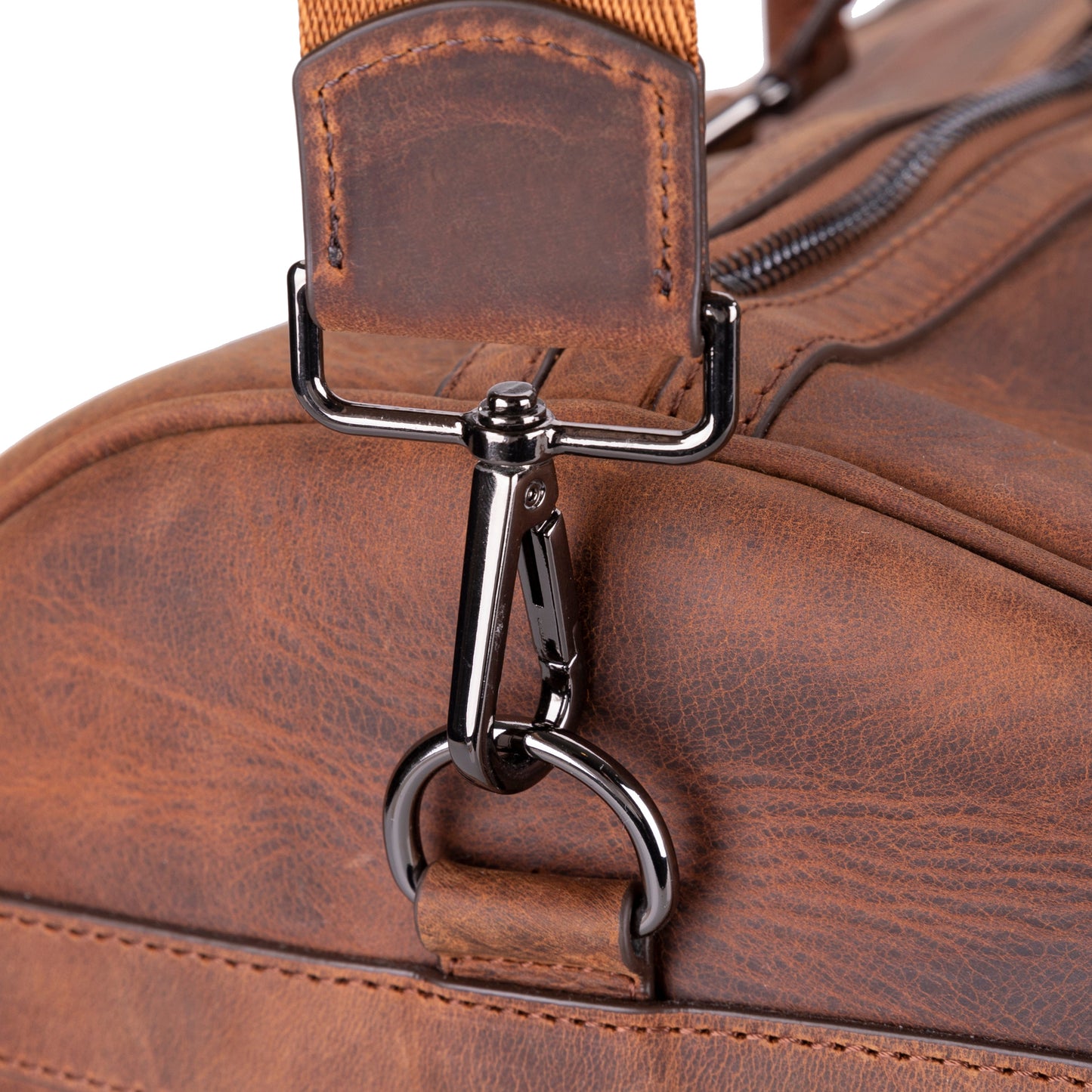 Leather Travel & Sport Duffel Bag