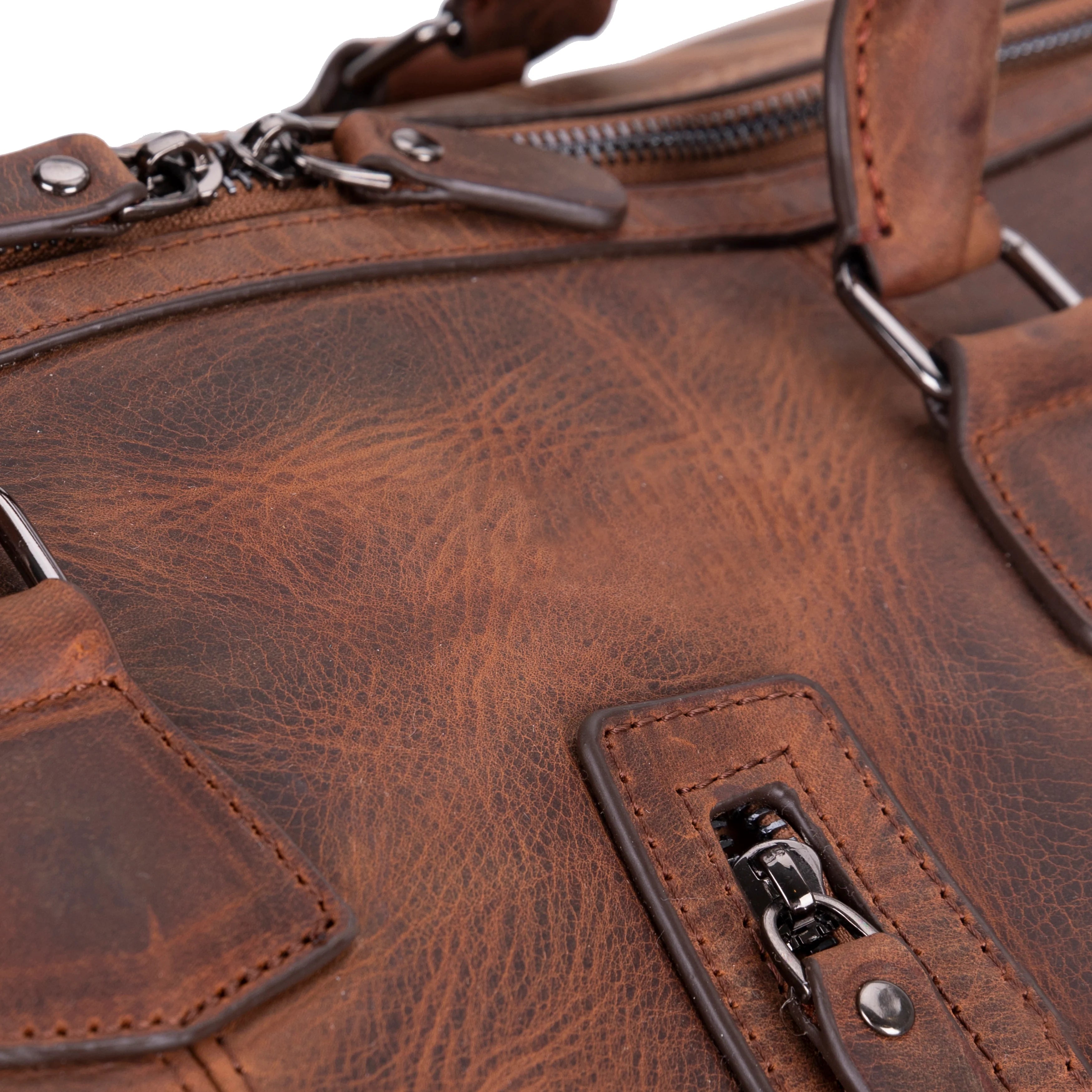 Aurora Leather Weekend Duffle Bag