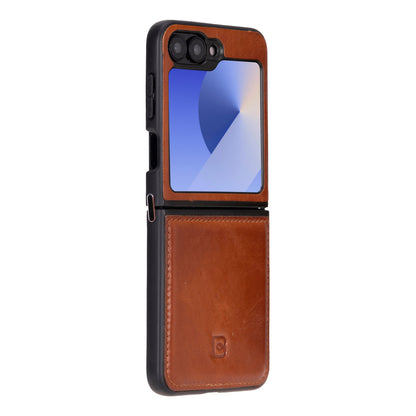 Flex Leather Samsung Z Flip 6 Back Cover Case