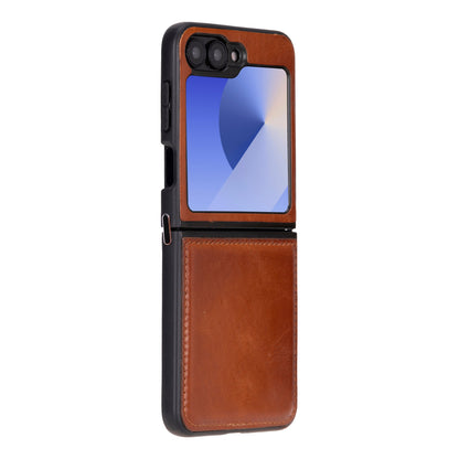 Flex Samsung Z Flip 6 Leather Back Cover Case