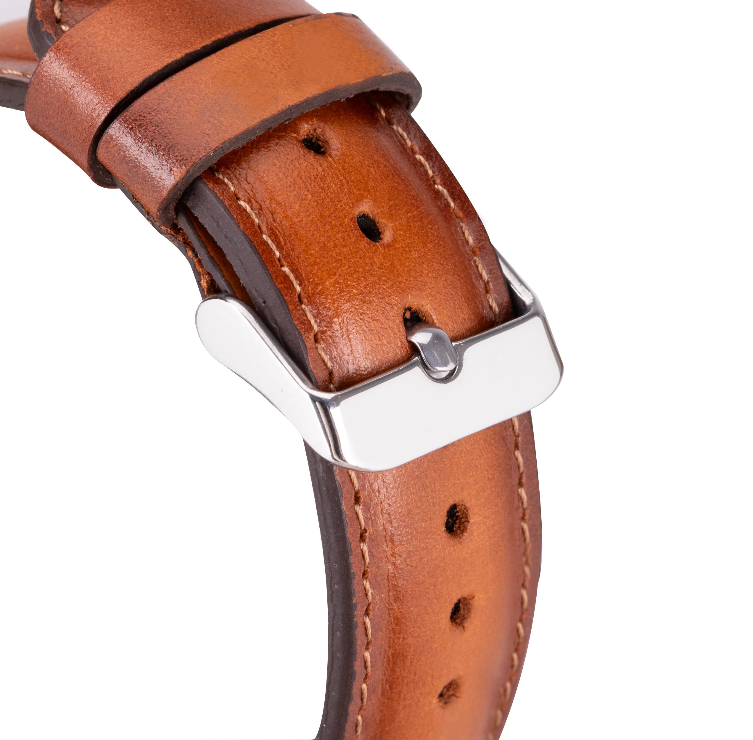 Halo Style Leather Apple Watch Bands