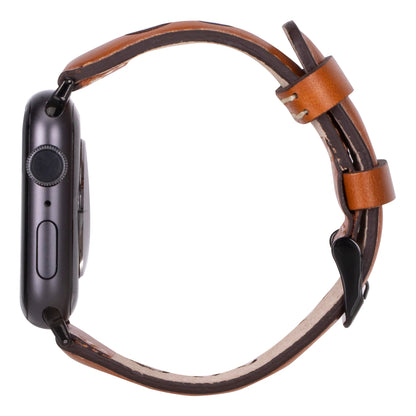 Halo Style Leather Apple Watch Bands