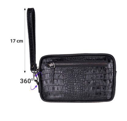 Noma Leather Clutch Bag