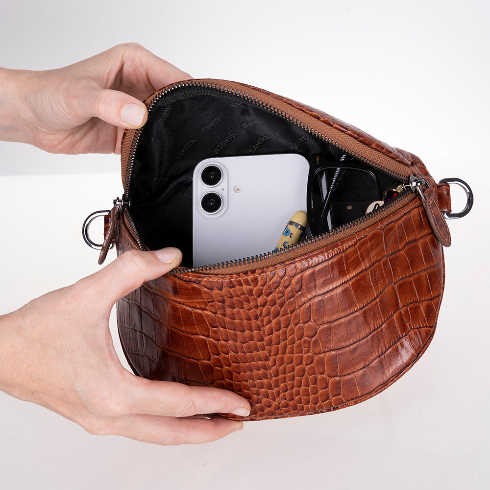 Allora Leather Crossbody Bag
