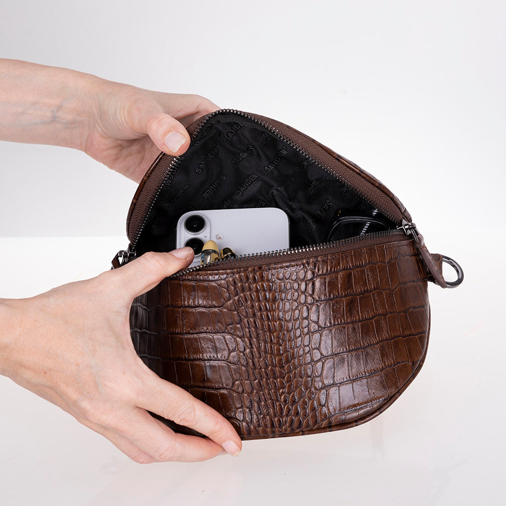Allora Leather Crossbody Bag