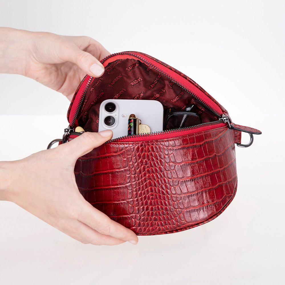 Allora Leather Crossbody Bag
