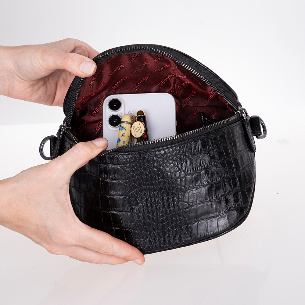 Allora Leather Crossbody Bag