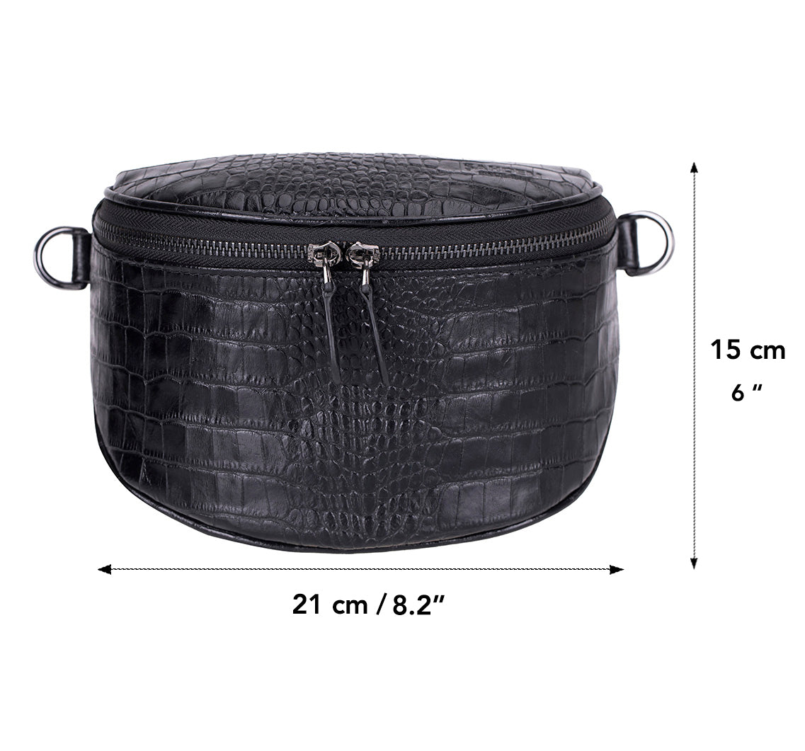 Allora Leather Crossbody Bag