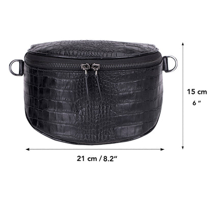 Allora Leather Crossbody Bag