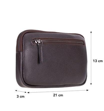 Noma Leather Clutch Bag