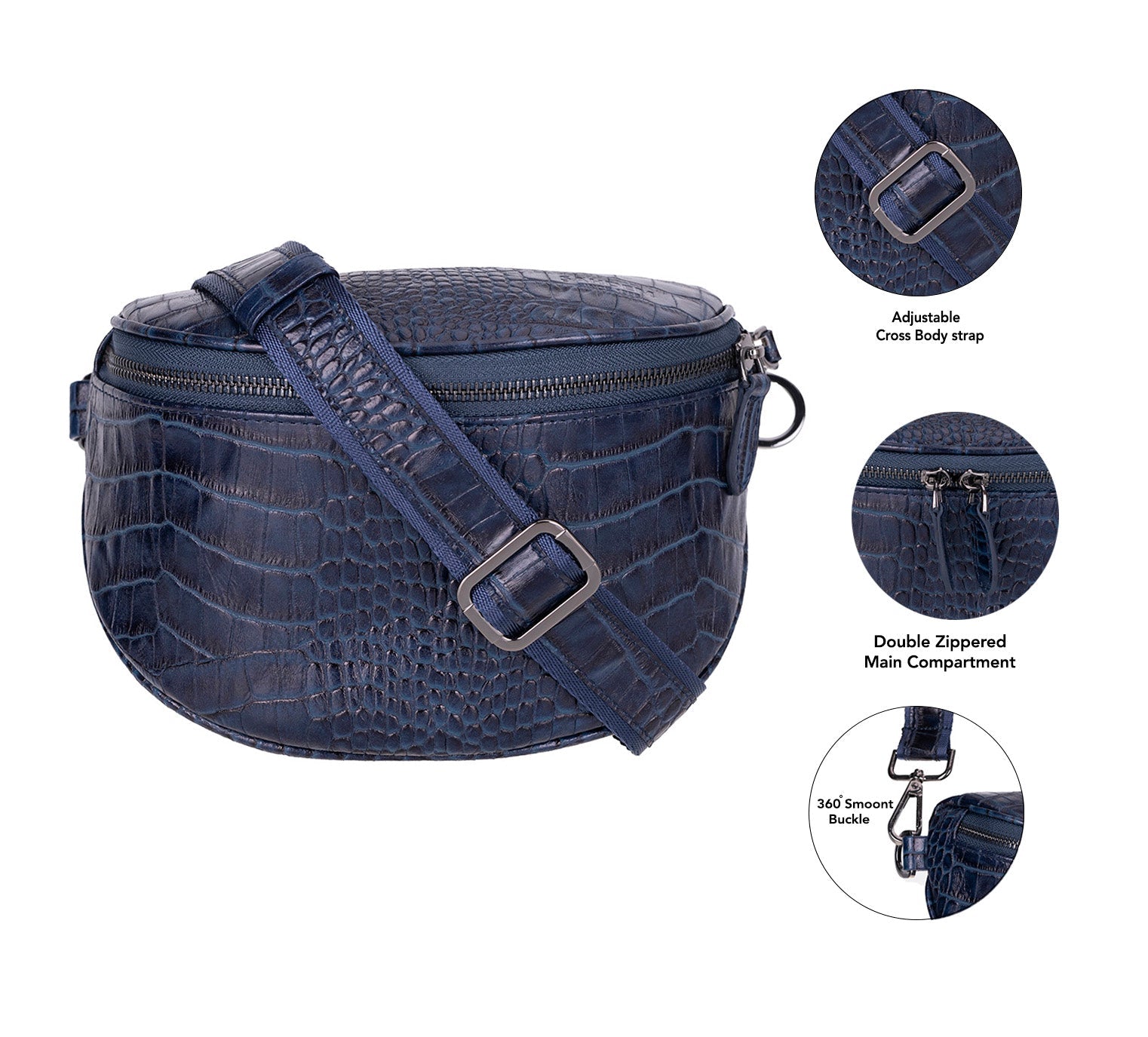Allora Leather Crossbody Bag