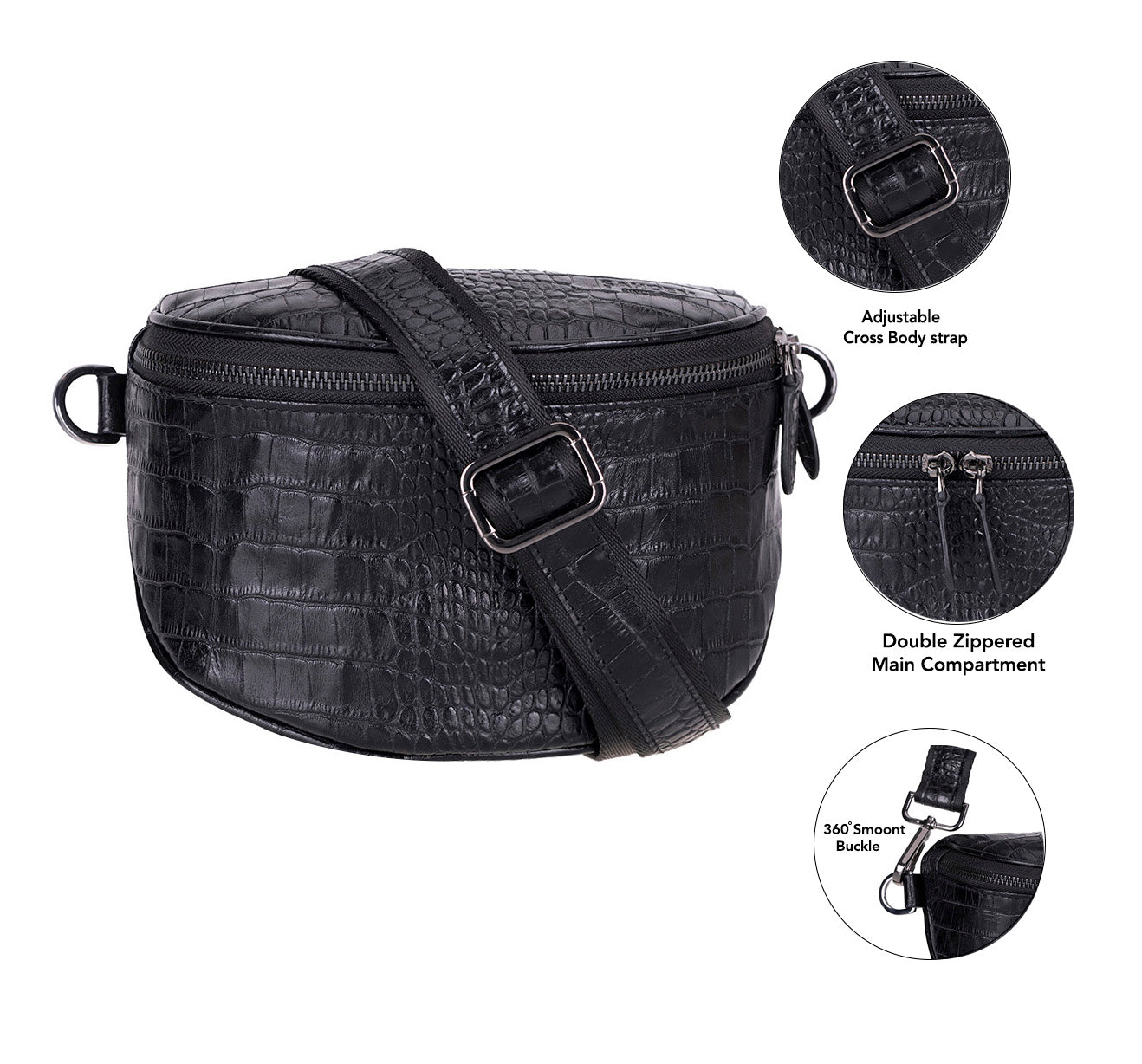 Allora Leather Crossbody Bag