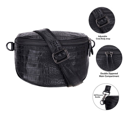 Allora Leather Crossbody Bag