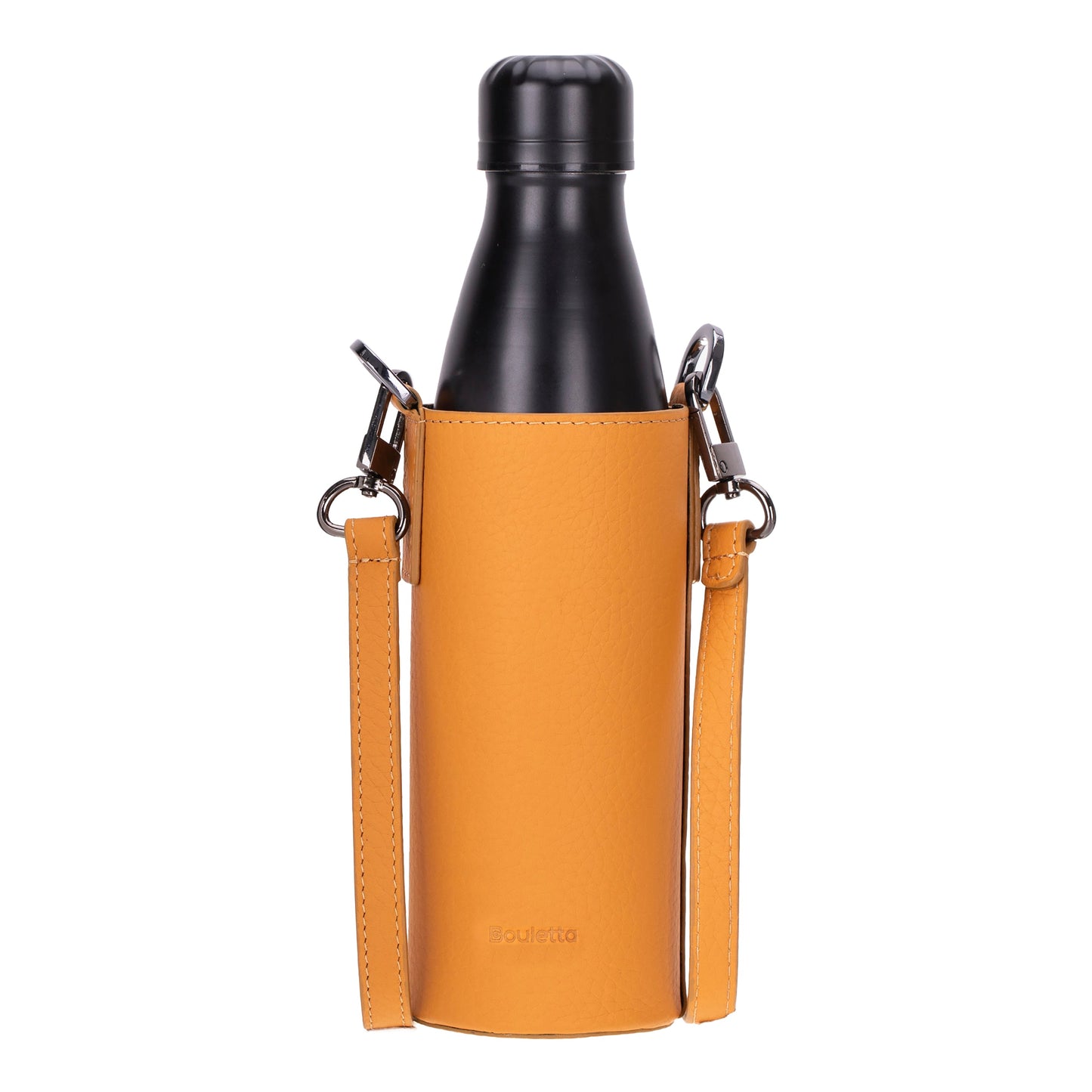 Leather Bottle Sleeve with Strap - The Stitched Cow