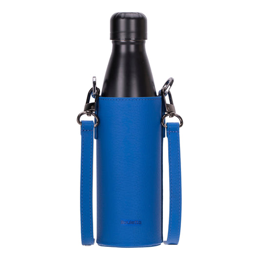 Leather Bottle Sleeve with Strap - The Stitched Cow