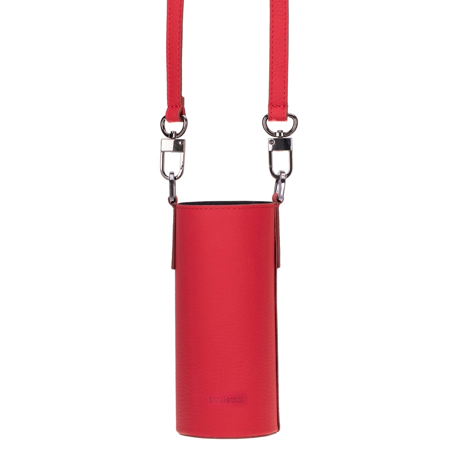 Leather Bottle Sleeve with Strap - The Stitched Cow