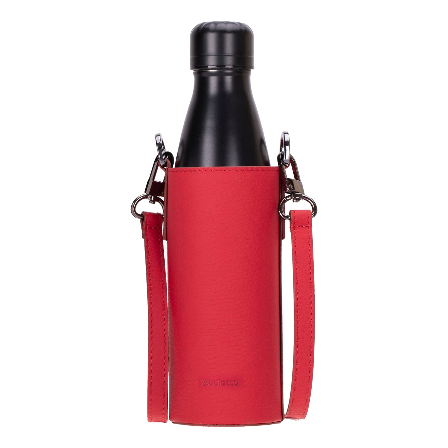 Leather Bottle Sleeve with Strap - The Stitched Cow