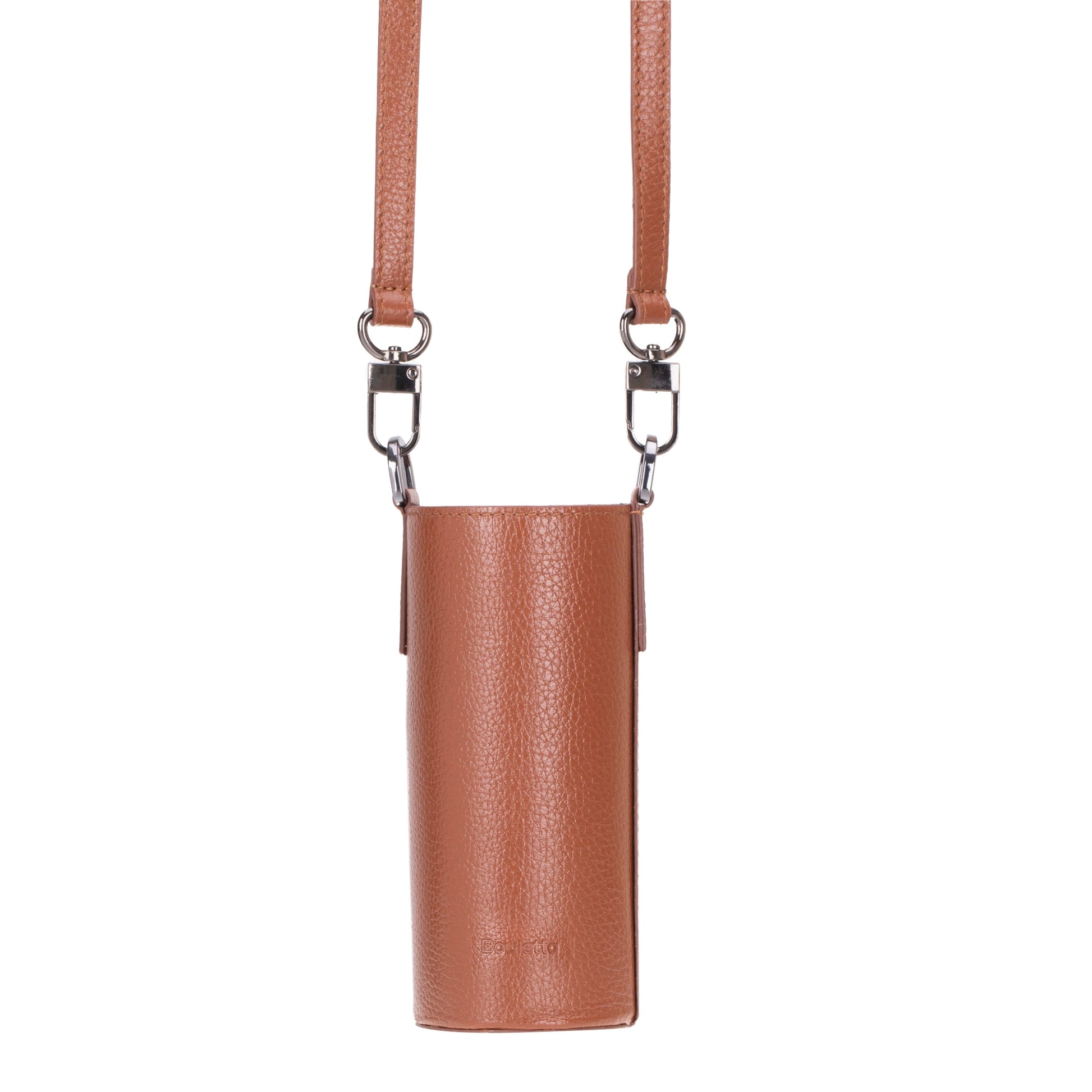 Leather Bottle Sleeve with Strap - The Stitched Cow