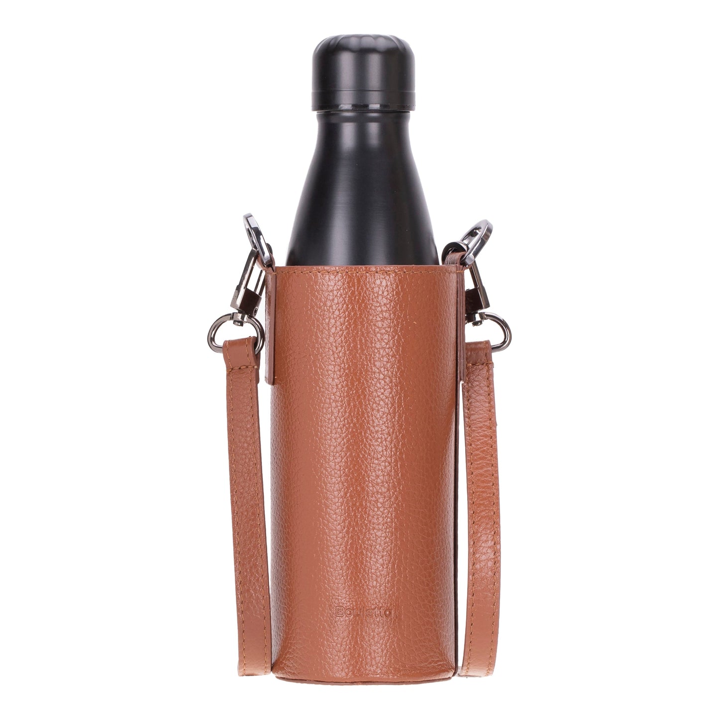 Leather Bottle Sleeve with Strap - The Stitched Cow