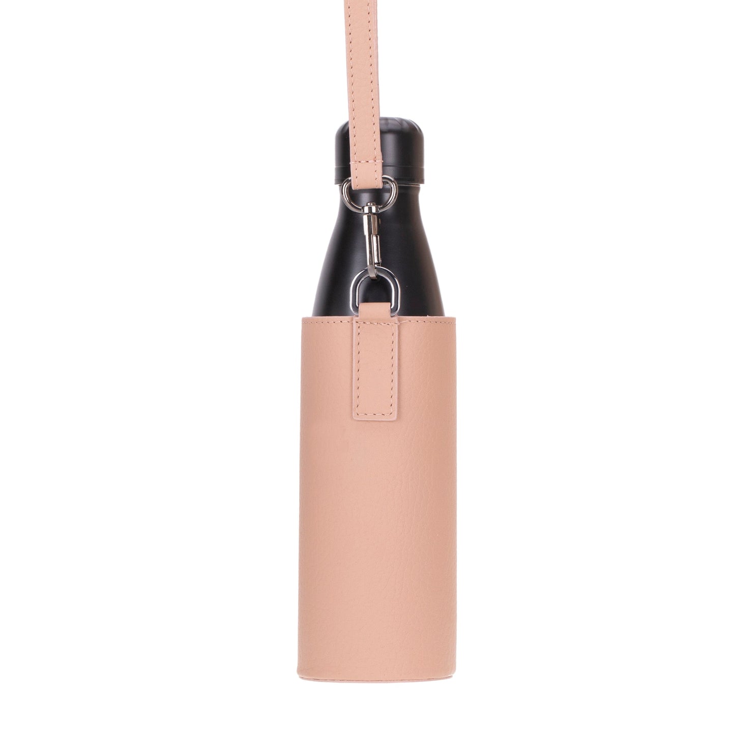 Leather Bottle Sleeve with Strap - The Stitched Cow