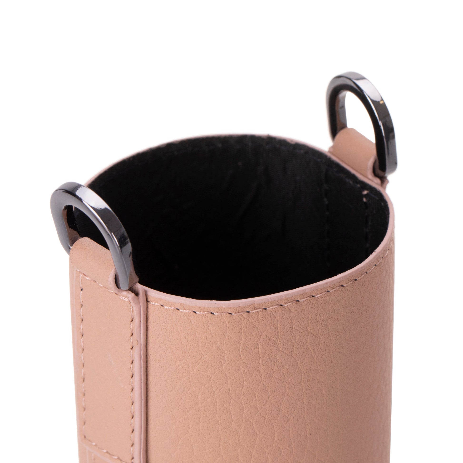 Leather Bottle Sleeve with Strap - The Stitched Cow