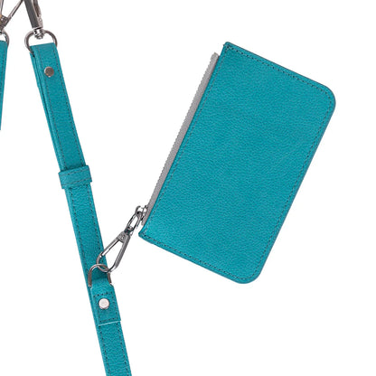FlexGo Leather Phone Strap & Wallet Set – Clip-On Flex