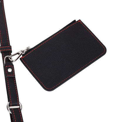FlexGo Leather Phone Strap & Wallet Set – Clip-On Flex