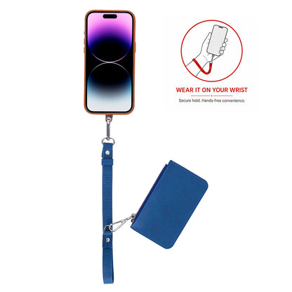 FlexGo Leather Phone Strap & Wallet Set – Clip-On Flex