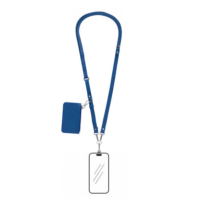 FlexGo Leather Phone Strap & Wallet Set – Clip-On Flex
