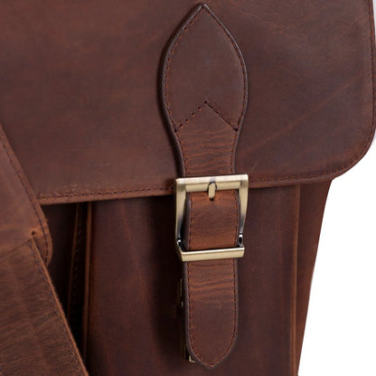 Olympus Leather Business Briefcase / Laptop Case