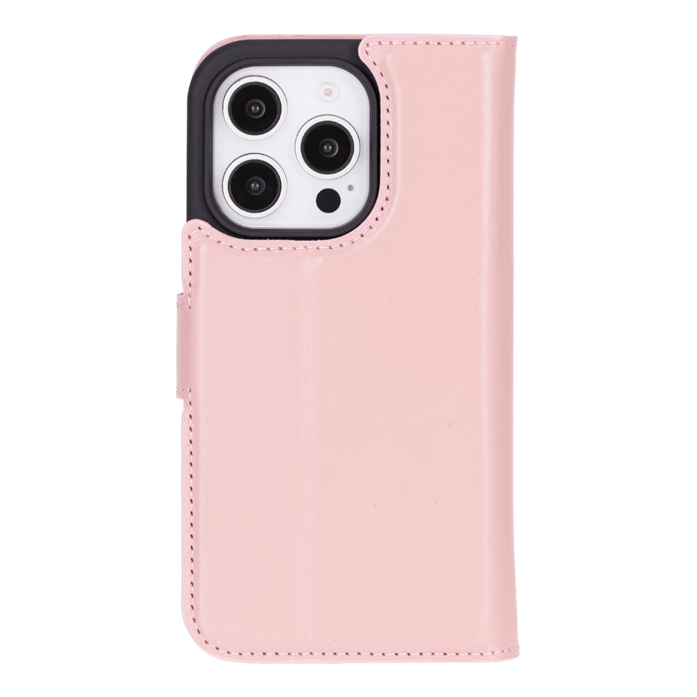 Magic iPhone 16 Series Detachable Genuine Leather Case