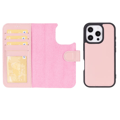 Magic iPhone 16 Series Detachable Genuine Leather Case