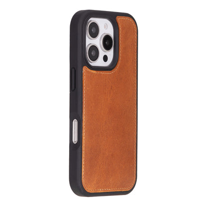 Magic iPhone 16 Series Detachable Genuine Leather Case