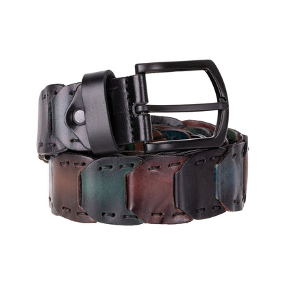 Victor Braided Leather Men's Belt