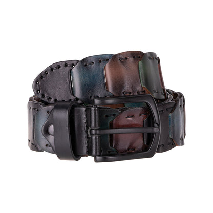 Victor Braided Leather Men's Belt