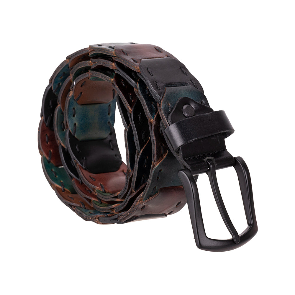 Victor Braided Leather Men's Belt