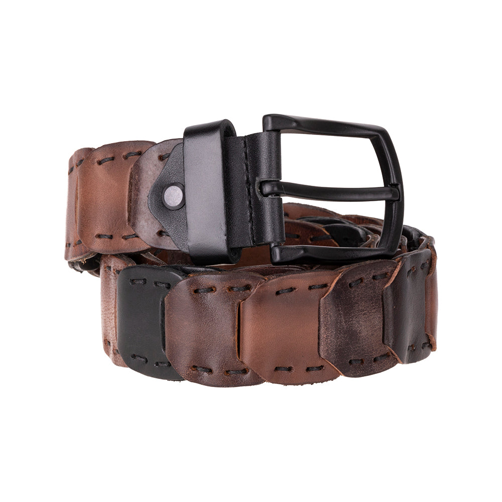 Victor Braided Leather Men's Belt