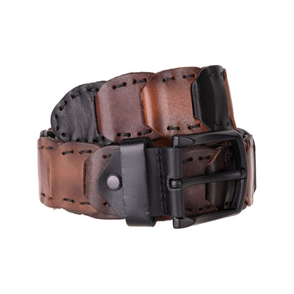 Victor Braided Leather Men's Belt
