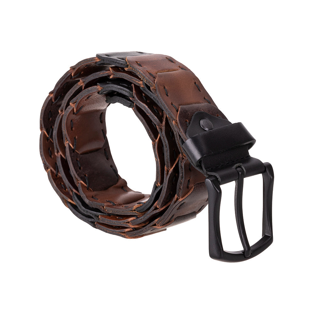 Victor Braided Leather Men's Belt