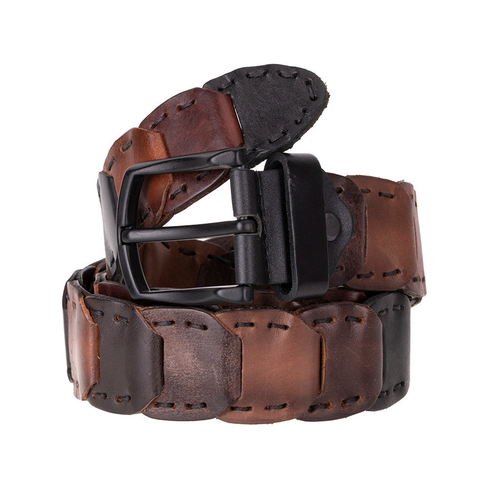 Victor Braided Leather Men's Belt