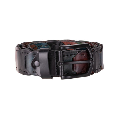 Victor Braided Leather Men's Belt