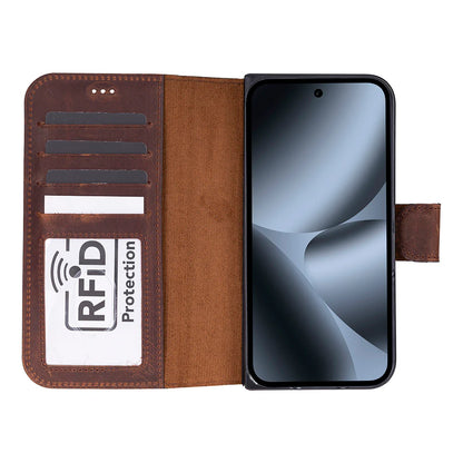 Wallet ID Leather Google Pixel 10 Pro Fold Folio Case