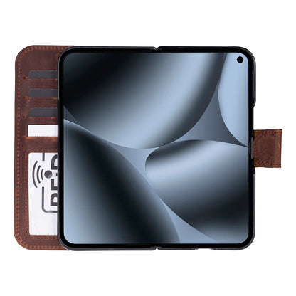 Wallet ID Leather Google Pixel 10 Pro Fold Folio Case