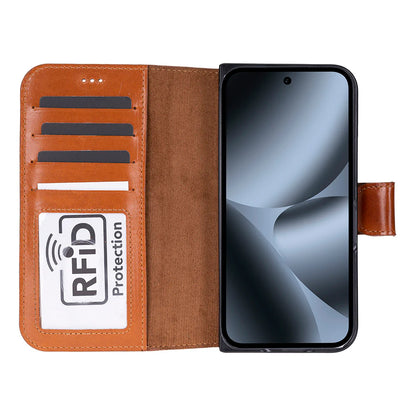 Wallet ID Leather Google Pixel 10 Pro Fold Folio Case