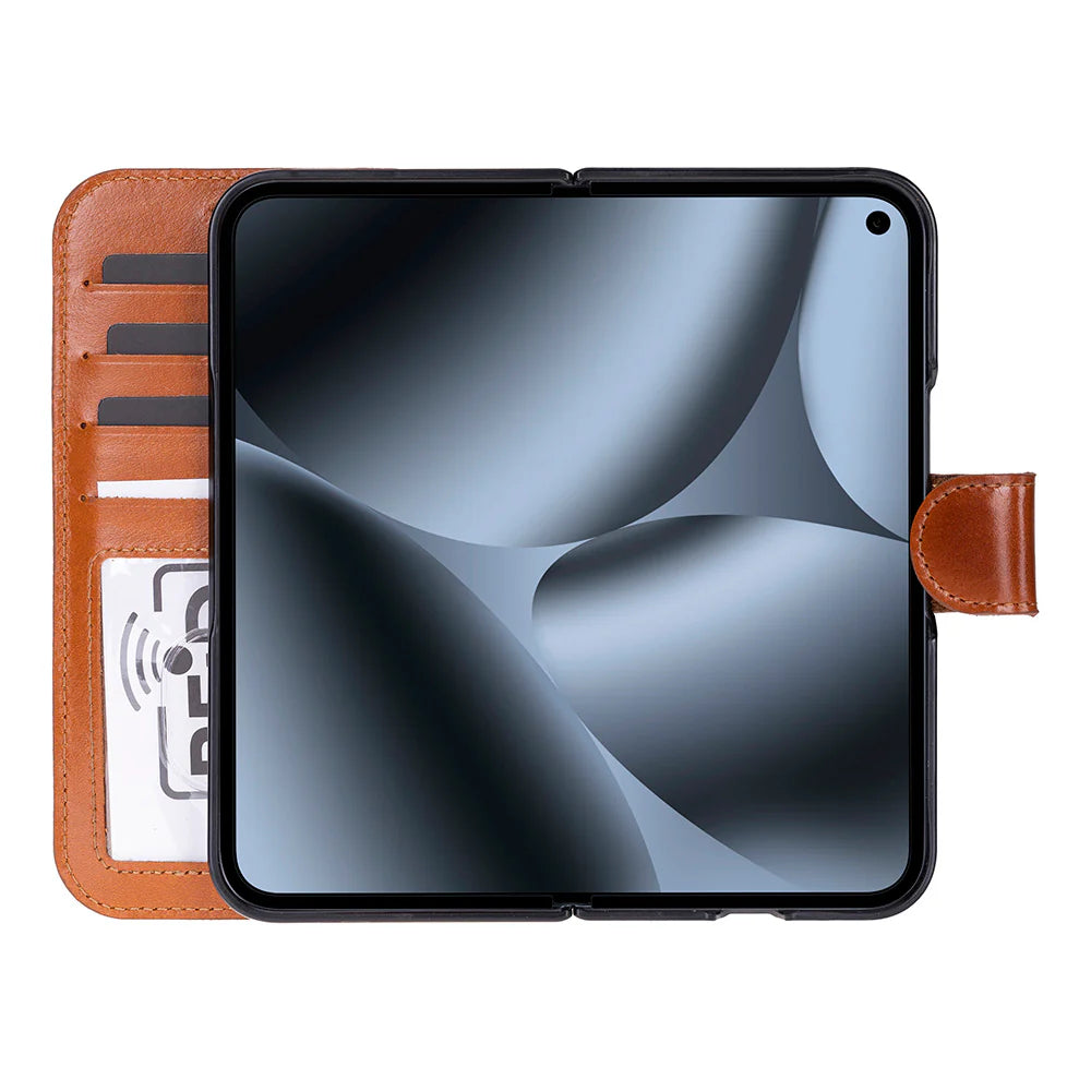 Wallet ID Leather Google Pixel 10 Pro Fold Folio Case